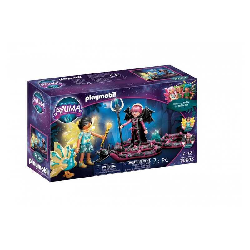 70803 Crystal fairy et bat fairy avec animaux Playmobil Ayuma