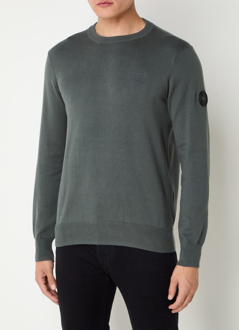 Airforce Fine-knit pullover with logo