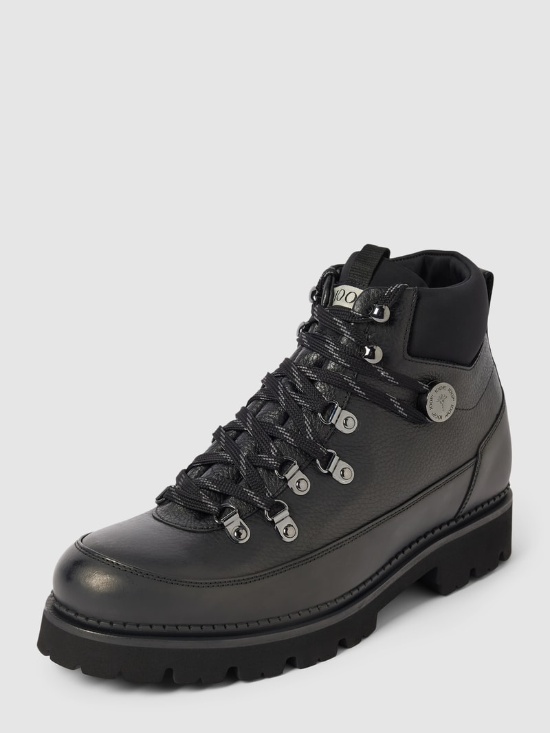 Boots mit Label-Detail Modell 'estate hektor' in schwarz