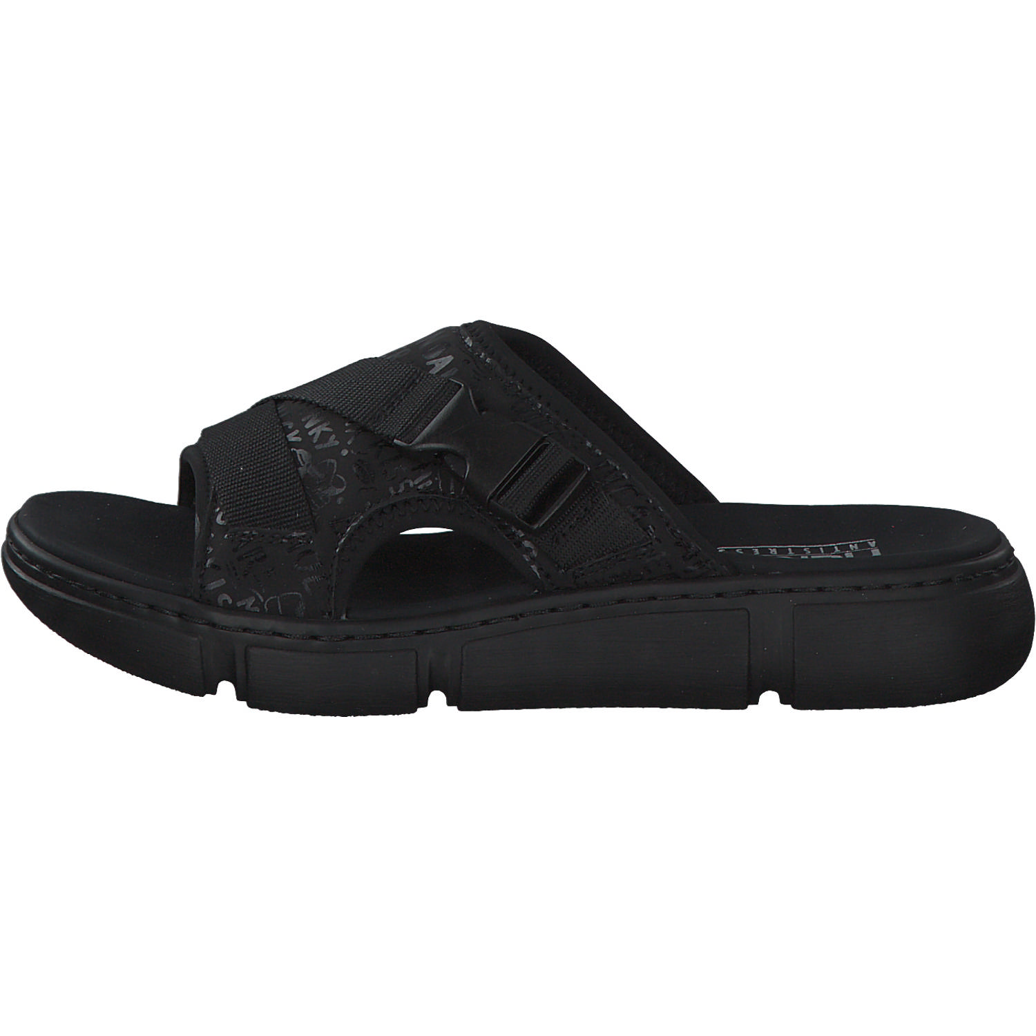Rieker 68990, Pantoletten & Badeschuhe, Damen, Schwarz