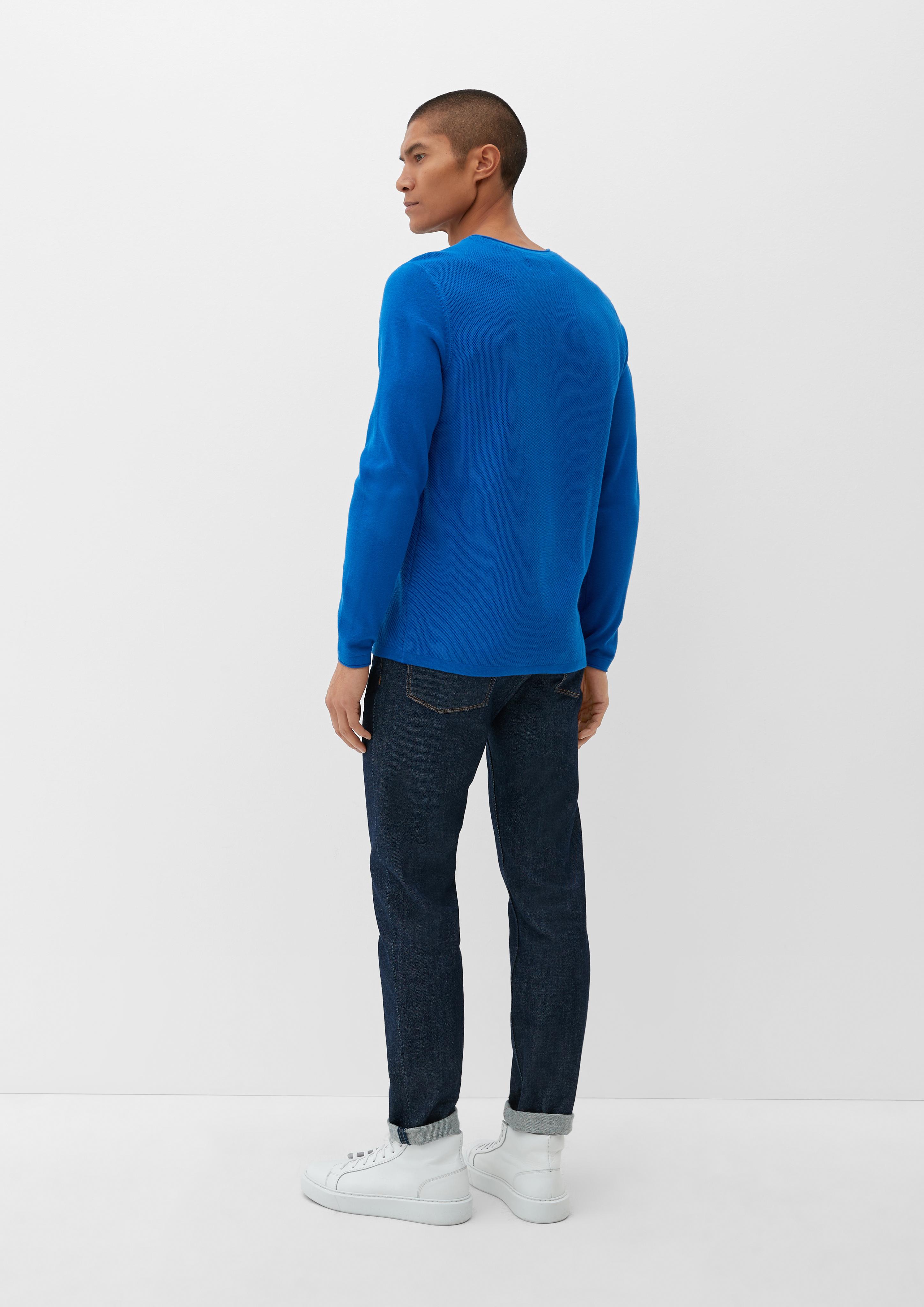 Strickpullover mit Rollsäumen  2124551-5621