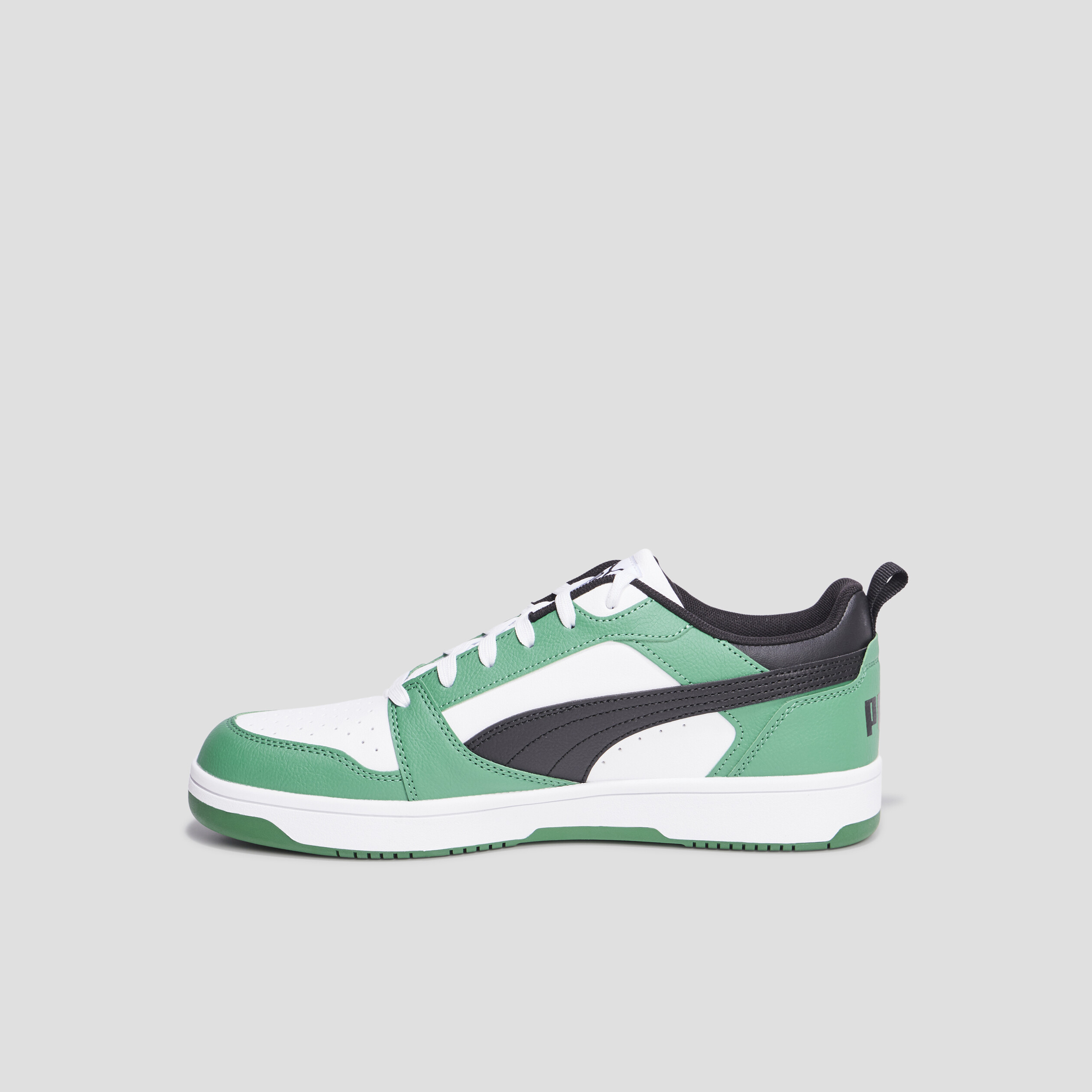 Tennis basses à lacets Puma Rebound V6 vert homme | La Halle