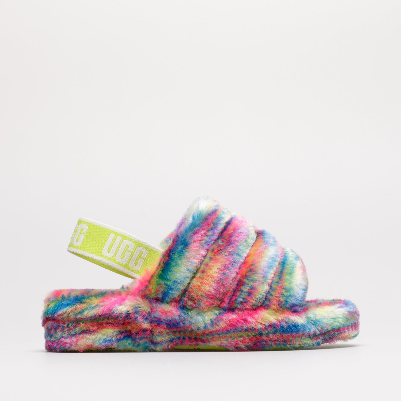UGG FLUFF YEAH PIXEL Weiß