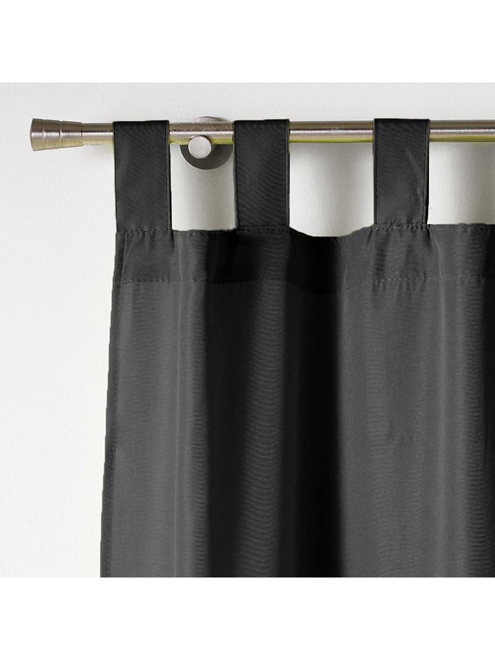 Douceur d’Intérieur Vorhang in schwarz günstig kaufen onesize