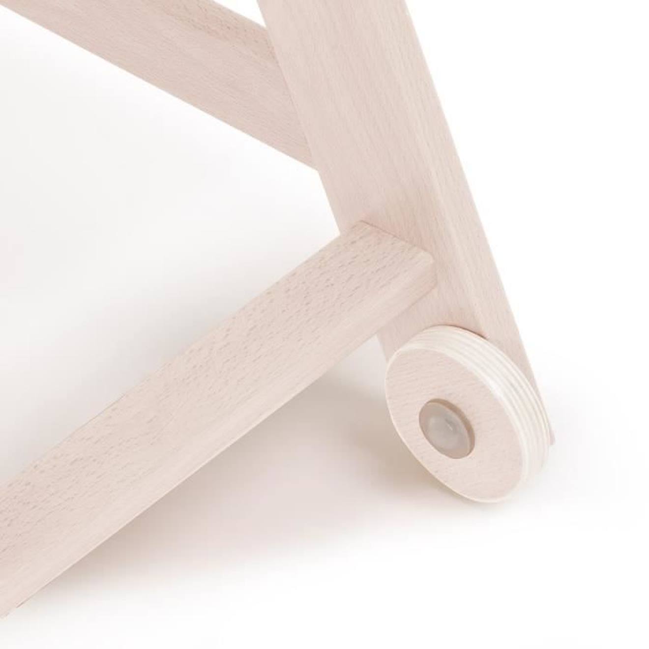 HAUCK Chaise Haute en Bois Évolutive Beta + / Whitewashed blanc