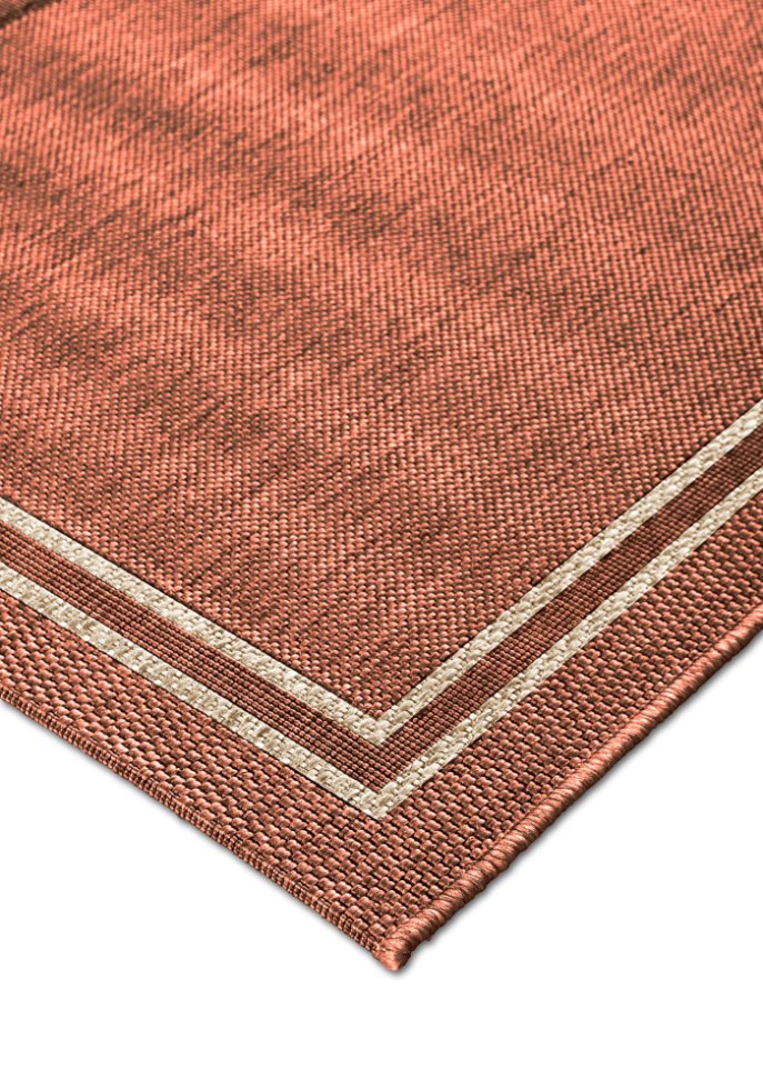 In- und Outdoor Teppich mit Bordüre