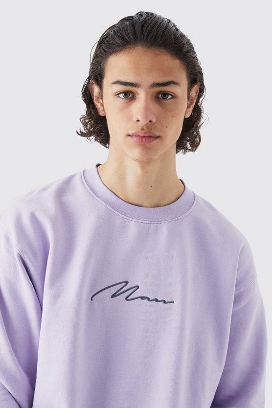 Oversize Basic Man Sweatshirt