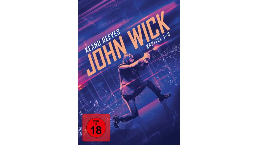 John Wick - Kapitel 1-3  [3 DVDs]