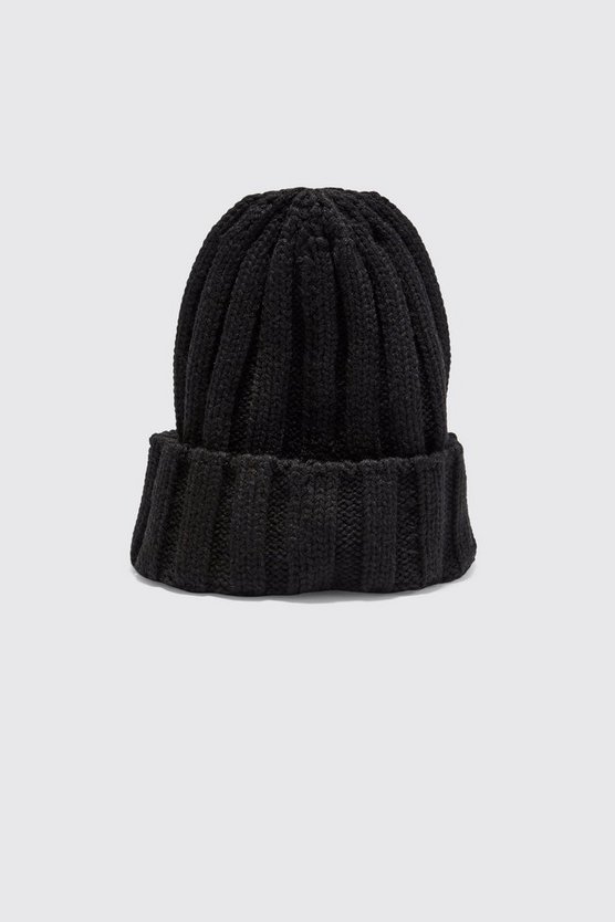 Gerippte Beanie