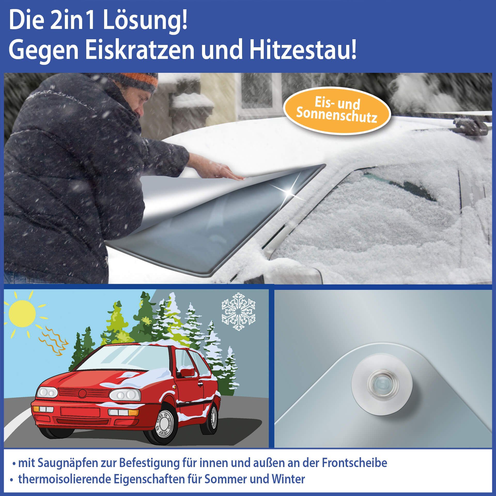 deeel basics Frontscheibenabdeckung, 70 x 0.1 cm