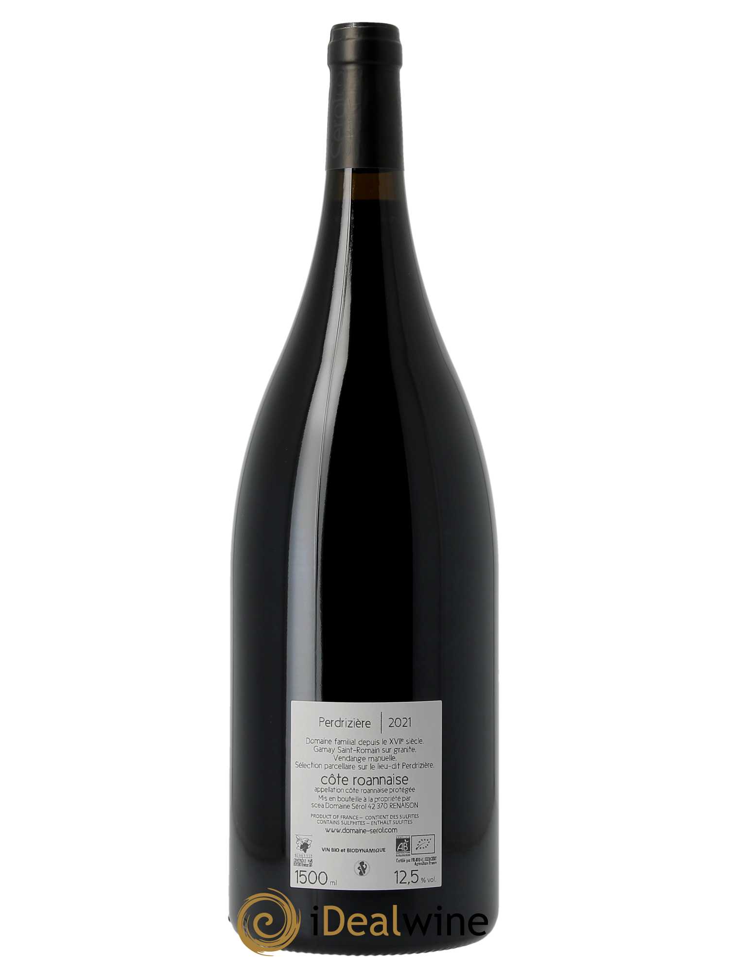 Côte Roannaise Perdrizière Domaine Sérol  2021 - Lot de 1 Magnum