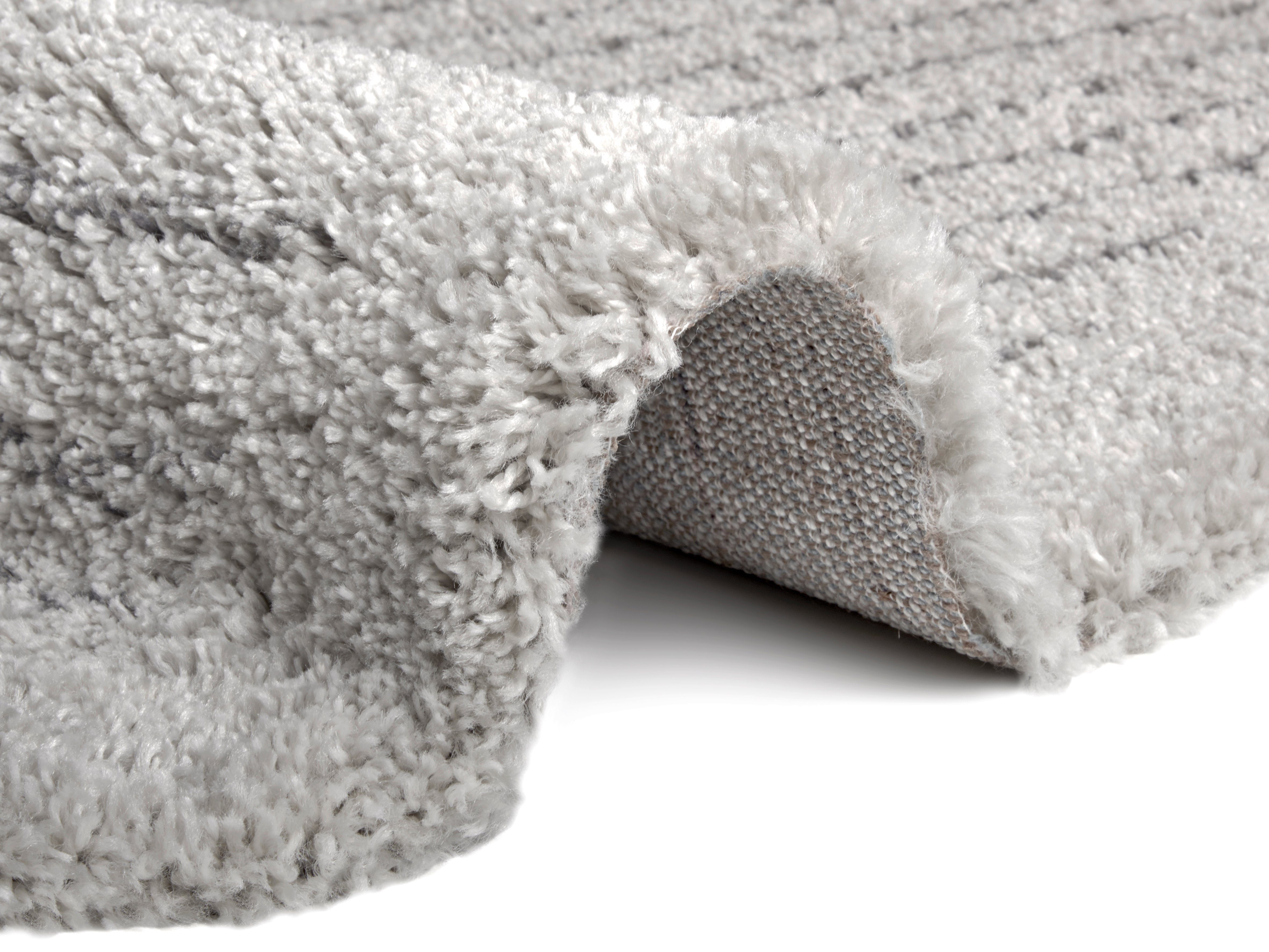 Hochflor-Teppich Dion, HANSE Home, rund, Höhe: 35 mm, Hochflor, Shaggy, pflegeleicht, flauschig, weich, modern, Wohnzimmer