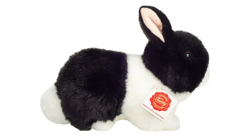 Teddy-Hermann - Hase schwarz-weiß 23 cm