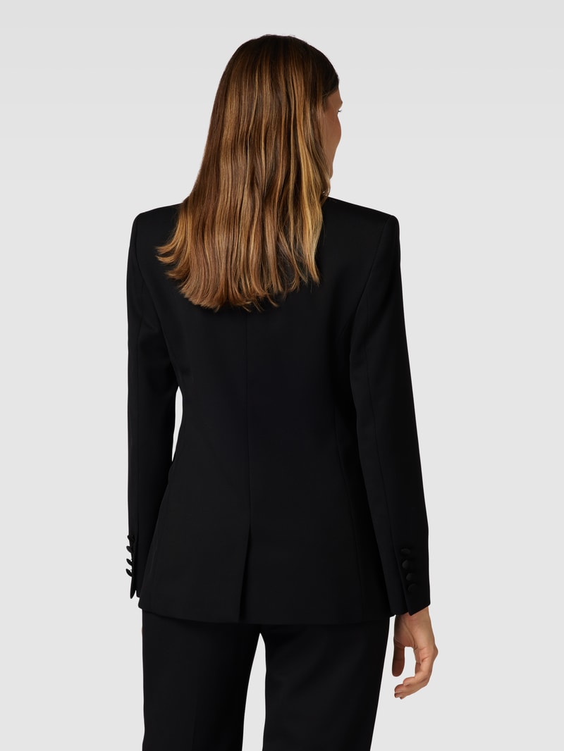 Blazer mit Reverskragen Modell 'Jatuxa' in schwarz