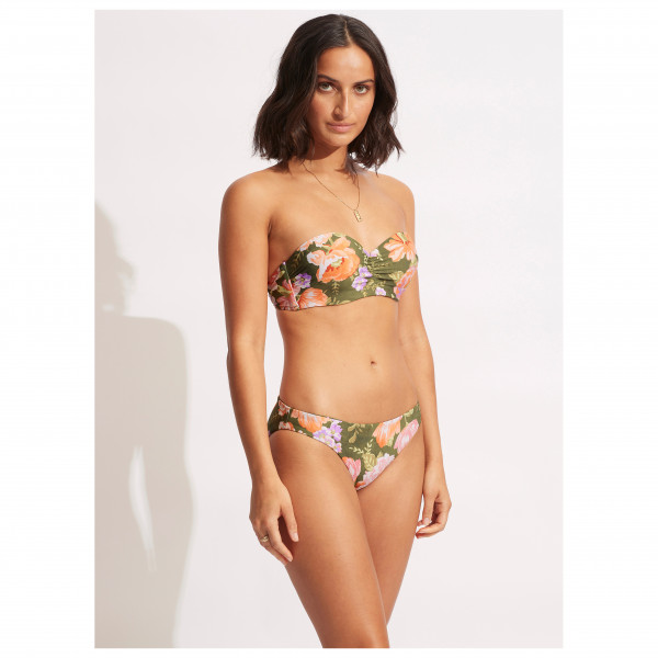 Seafolly - Women's Paradise Garden Reversible Hipster - Bikini-Bottom