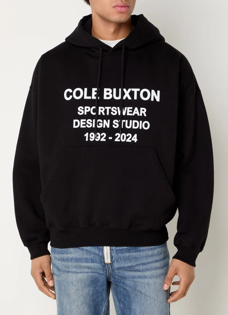 Hanorac cu imprimeu cu logo Cole Buxton