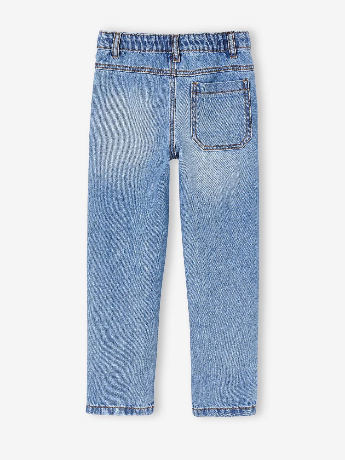 Jean large charpentier garçon denim black