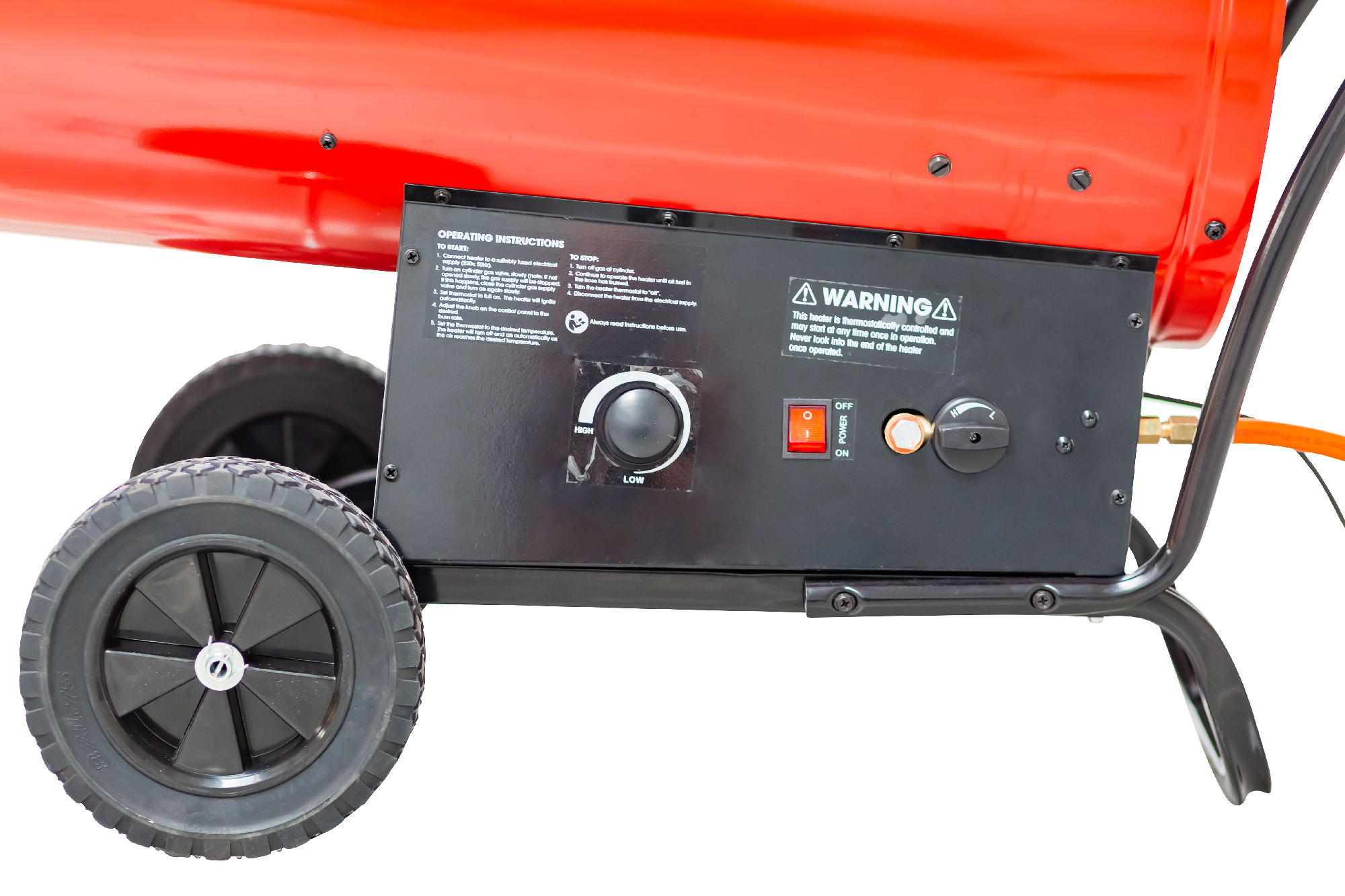 Metal Works 722316591 WG450 Propaanikaasulla toimiva kuumailmapuhallin 70-132kW termostaatilla