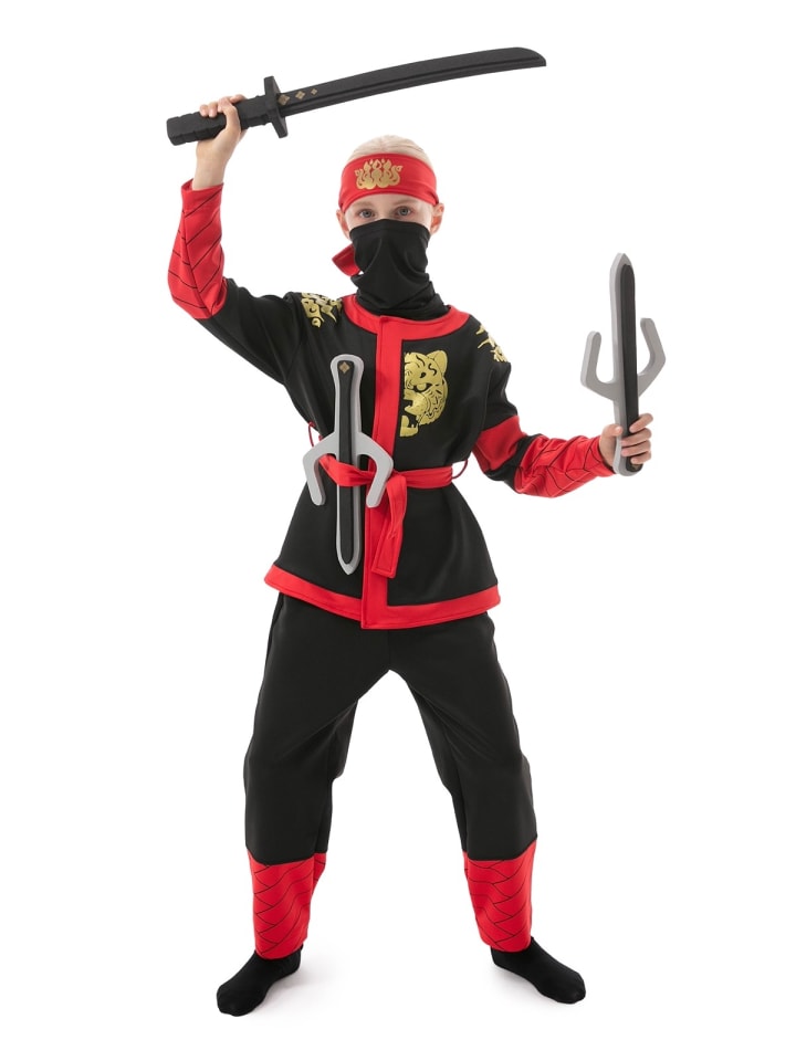 Corimori Ninja Kostüm für Kinder mit Schwert in Rot günstig kaufen