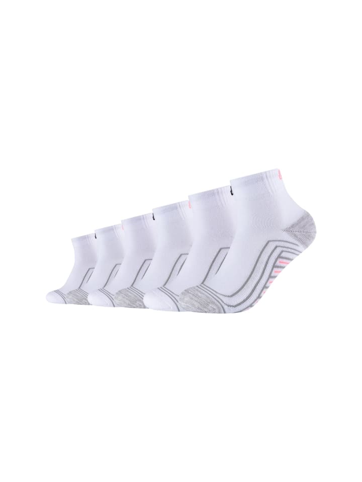 Skechers Kurzsocken 6er Pack cushioned in Weiß mix günstig kaufen 43-46