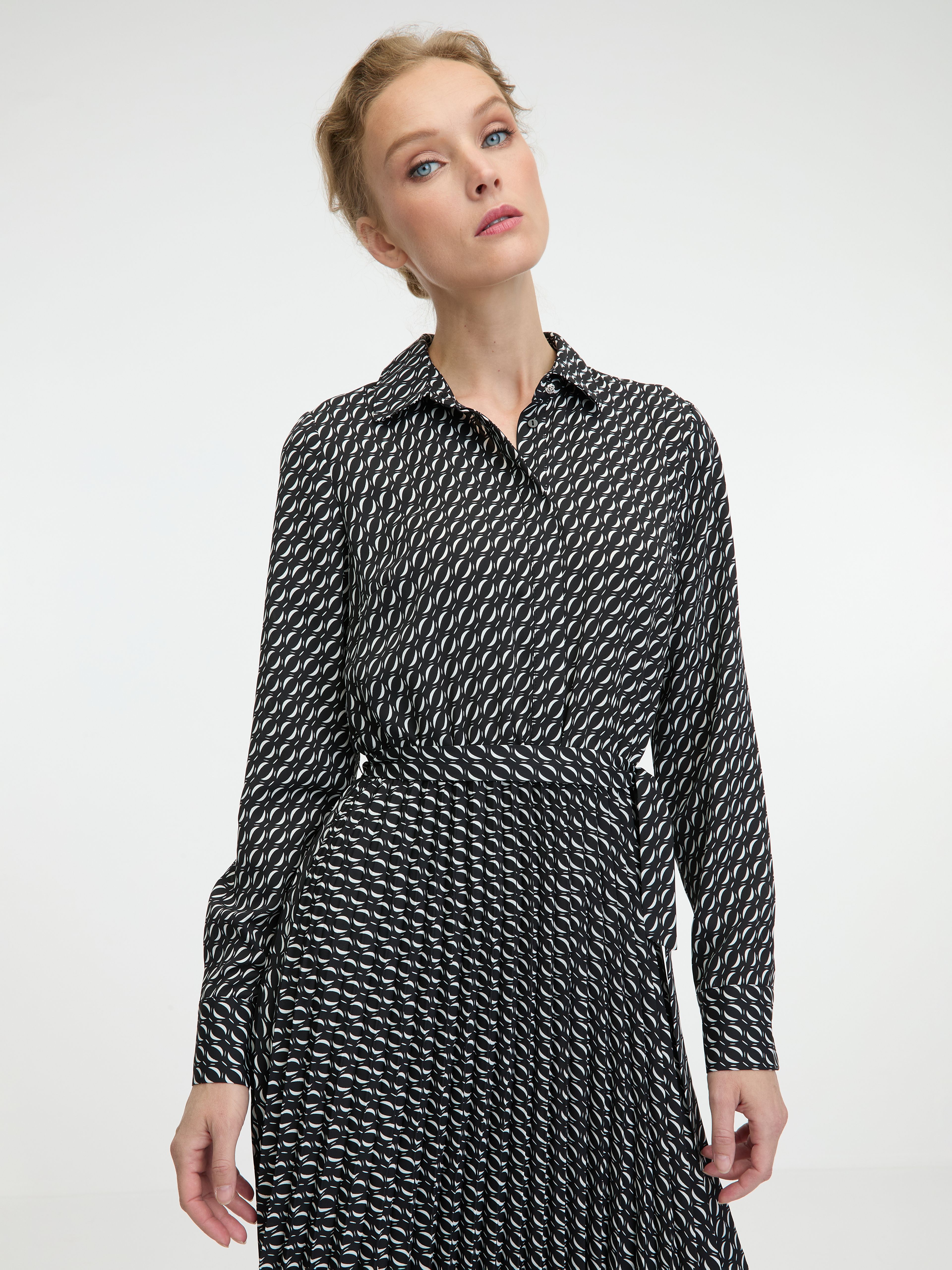 Graues Damen-Midikleid ORSAY