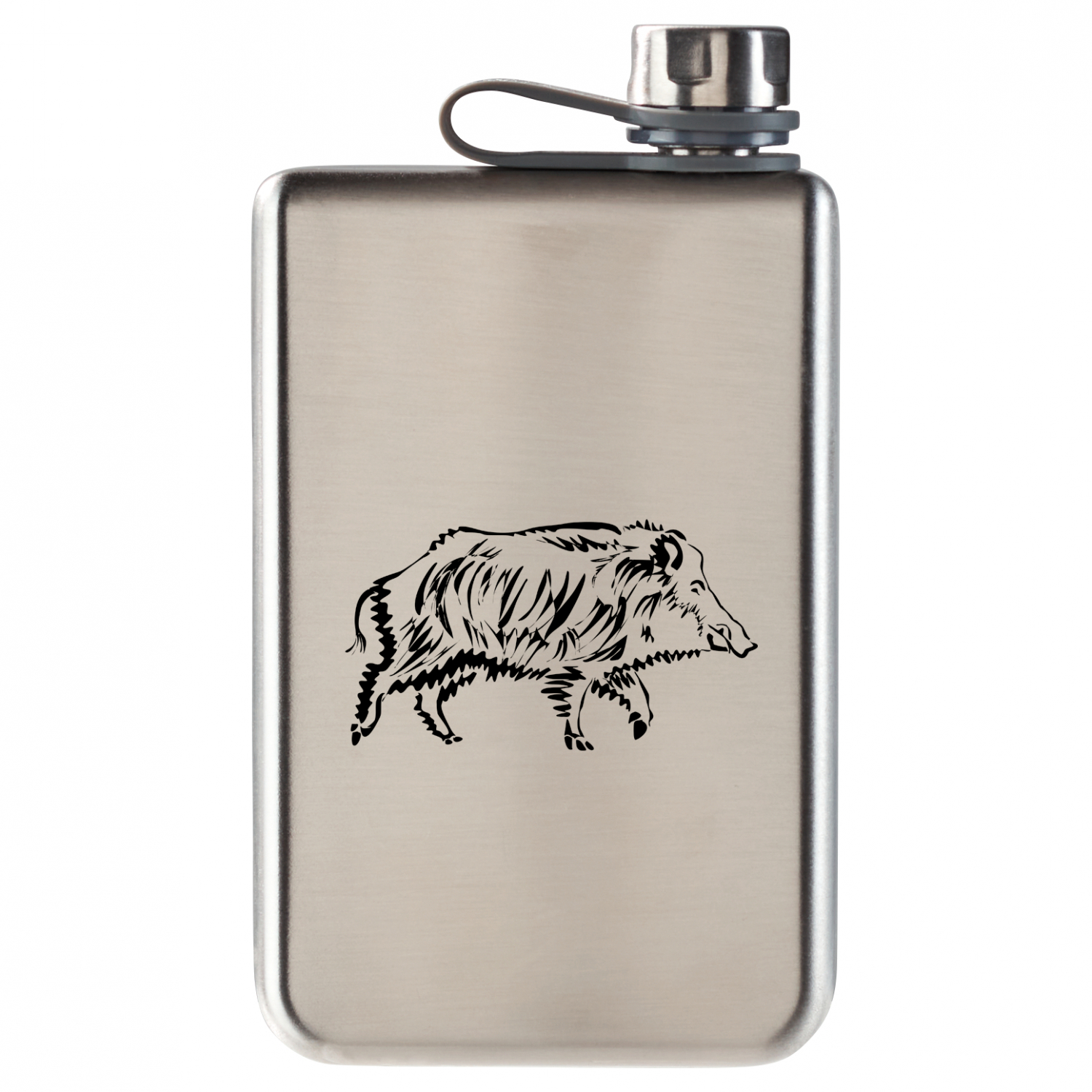 il Lago Passion Flachmann 8oz Silber