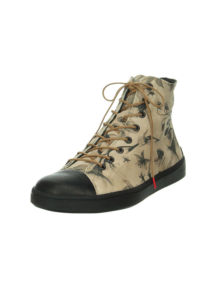 Think! Leder-Boots in Beige günstig kaufen