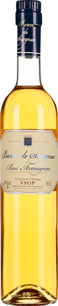 Baron de Sigognac Bas Armagnac Sélection Unique VSOP 0,5 Liter im Geschenkkarton