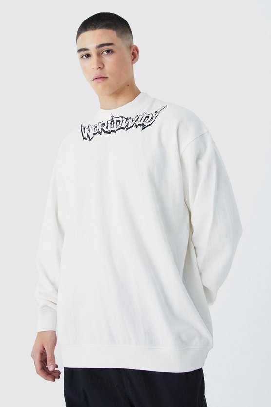 Oversize Sweatshirt mit Print