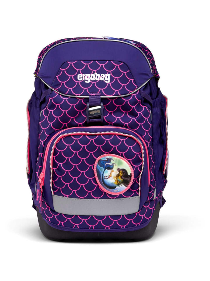 Ergobag pack Schulrucksackset 6-tlg. PerlentauchBär 2024 in lila günstig kaufen onesize