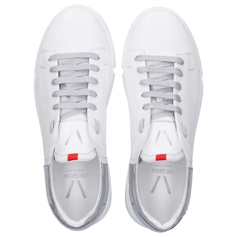 V Design - Sneaker low WPAM01 Kalbsleder - silber