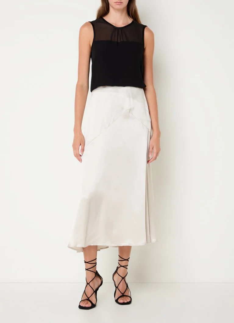 Phase Eight Ophelia Satin-Midirock