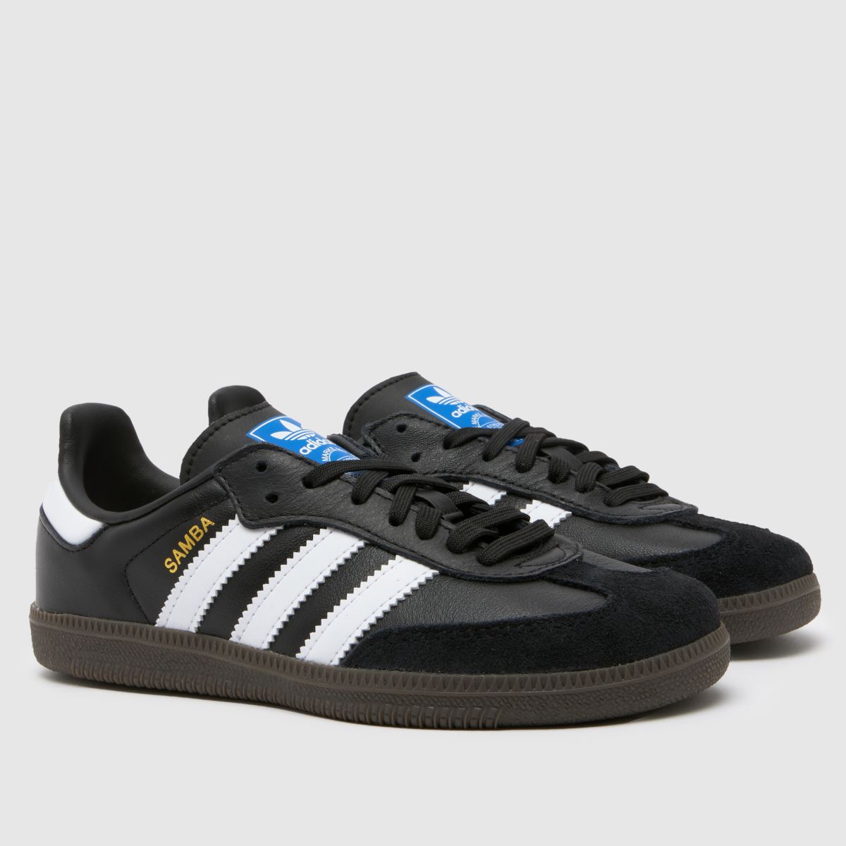 adidas fekete-fehér samba és junior edzőcipők