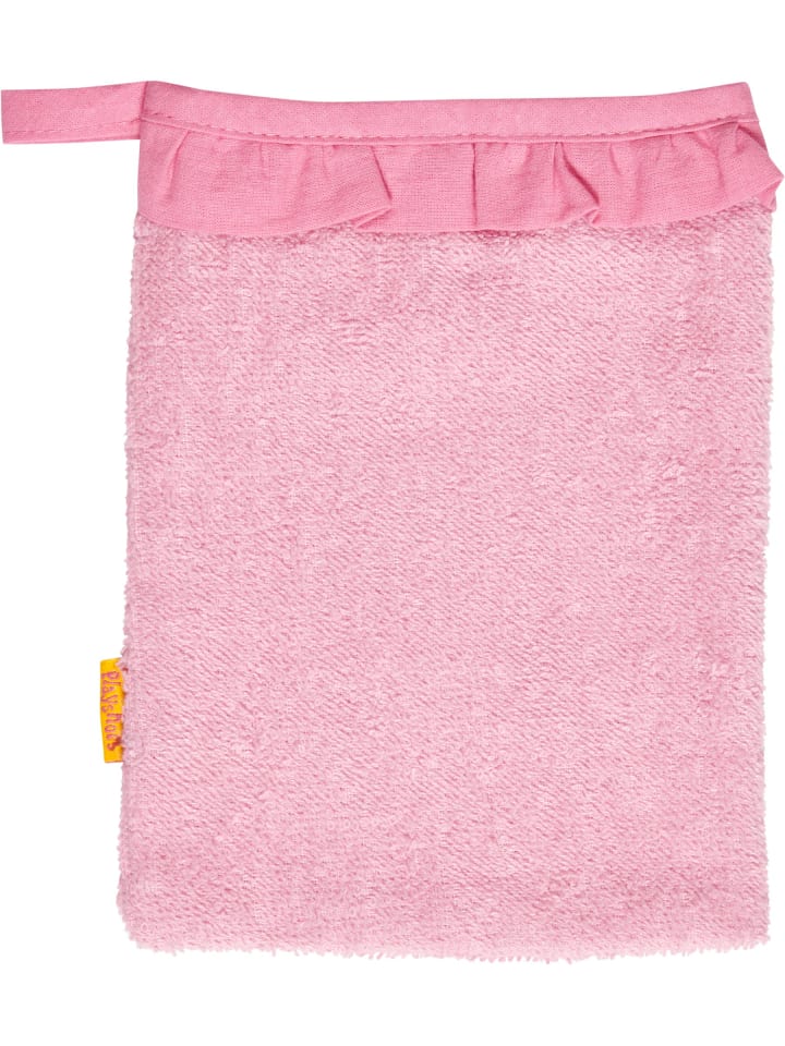 Playshoes Frottee-Waschhandschuh Einhorn in Rosa günstig kaufen onesize