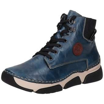Rieker Schnürstiefelette in blau