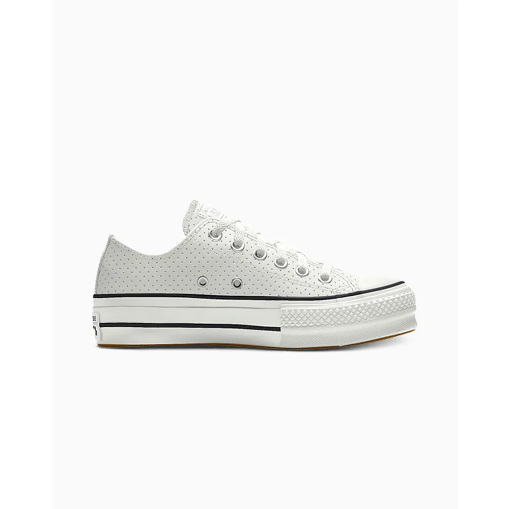Converse Custom Chuck Taylor All Star Lift Platform Leather By You 173159CSP24_WHITE_P / weiss