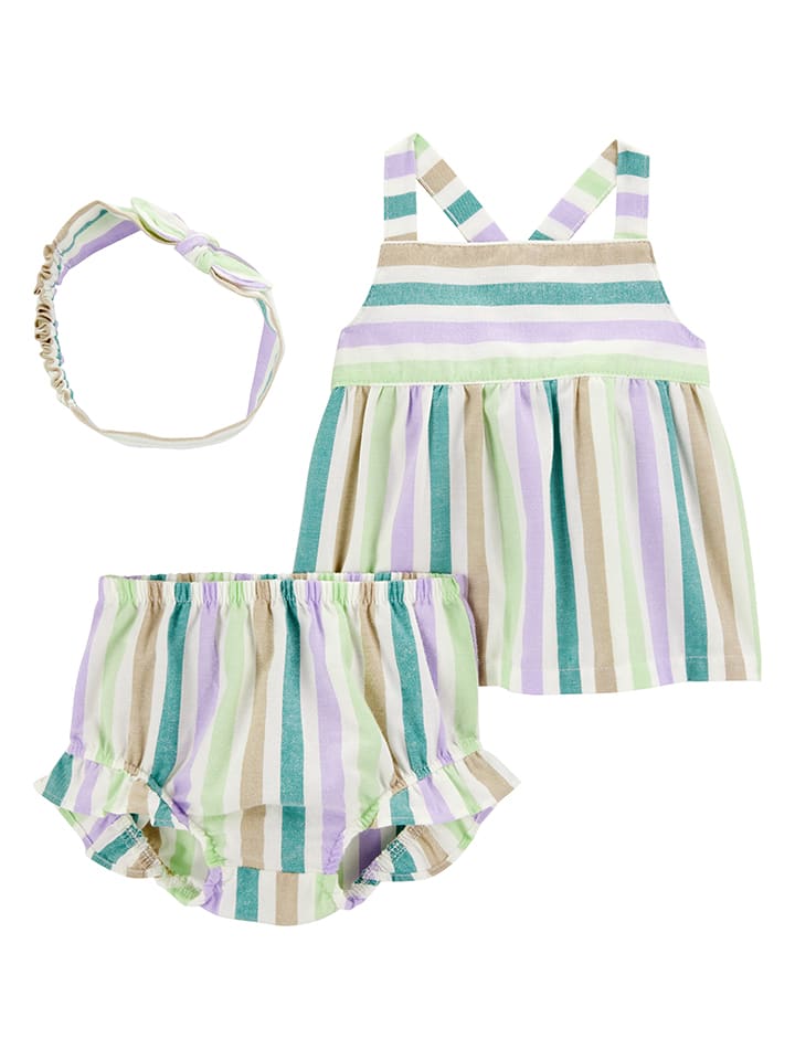 carter's 3tlg. Outfit in Bunt günstig kaufen