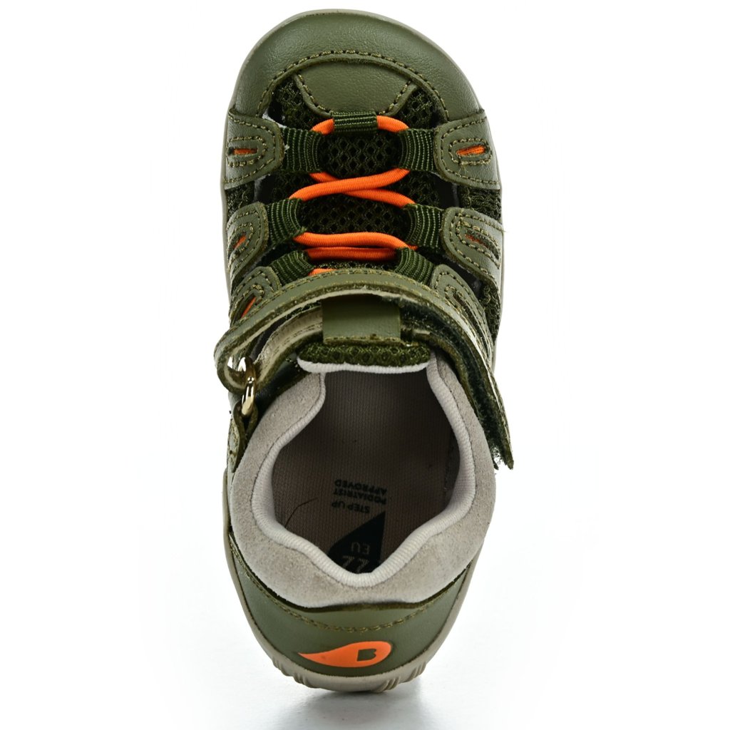 Bobux Summit Burnt Olive   Fog Barfußsandalen