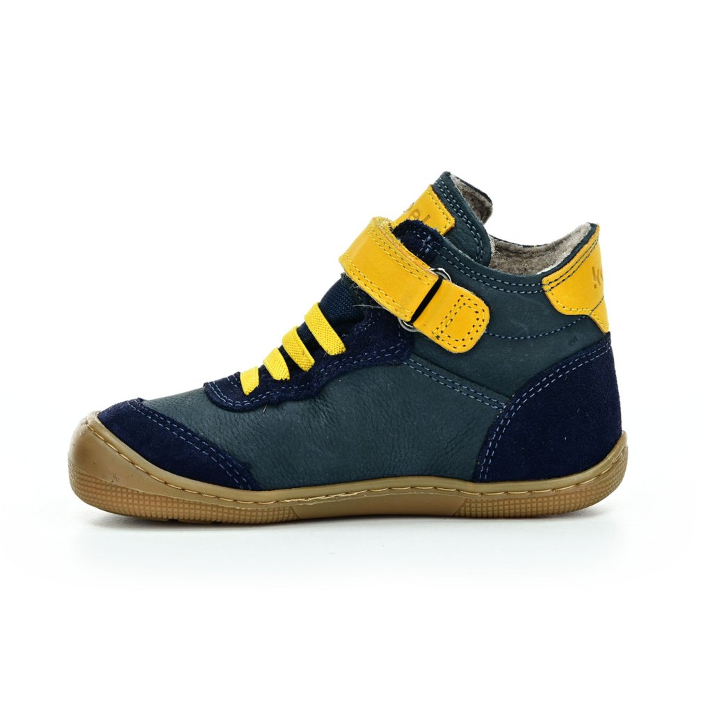 Koel4kids Daniel 2.0 WP Felt blaue Winterbarfußschuhe