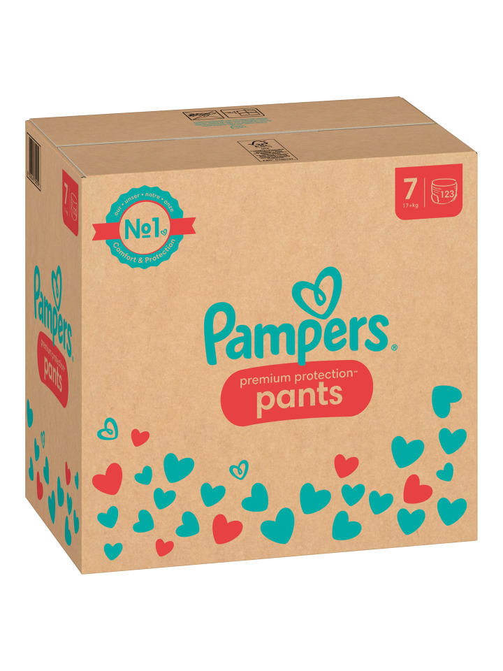 Pampers Pampers Premium Protection Pants Größe 7, 123 Windeln, 15kg  günstig kaufen 7