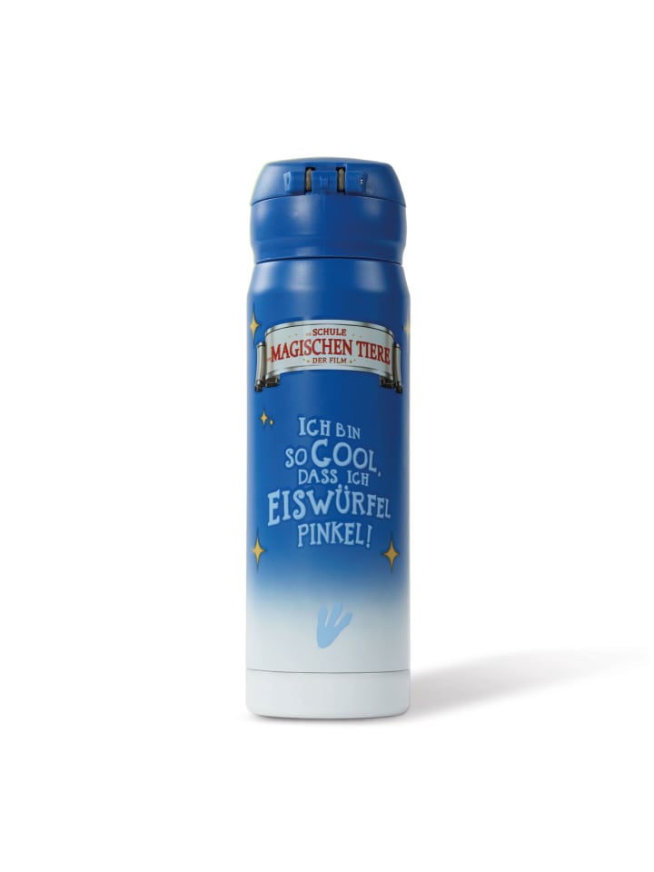 Stoneline Die Schule der Magischen Tiere Trinkflasche | 380 ml | Edelstahl in Blau günstig kaufen 380 ml