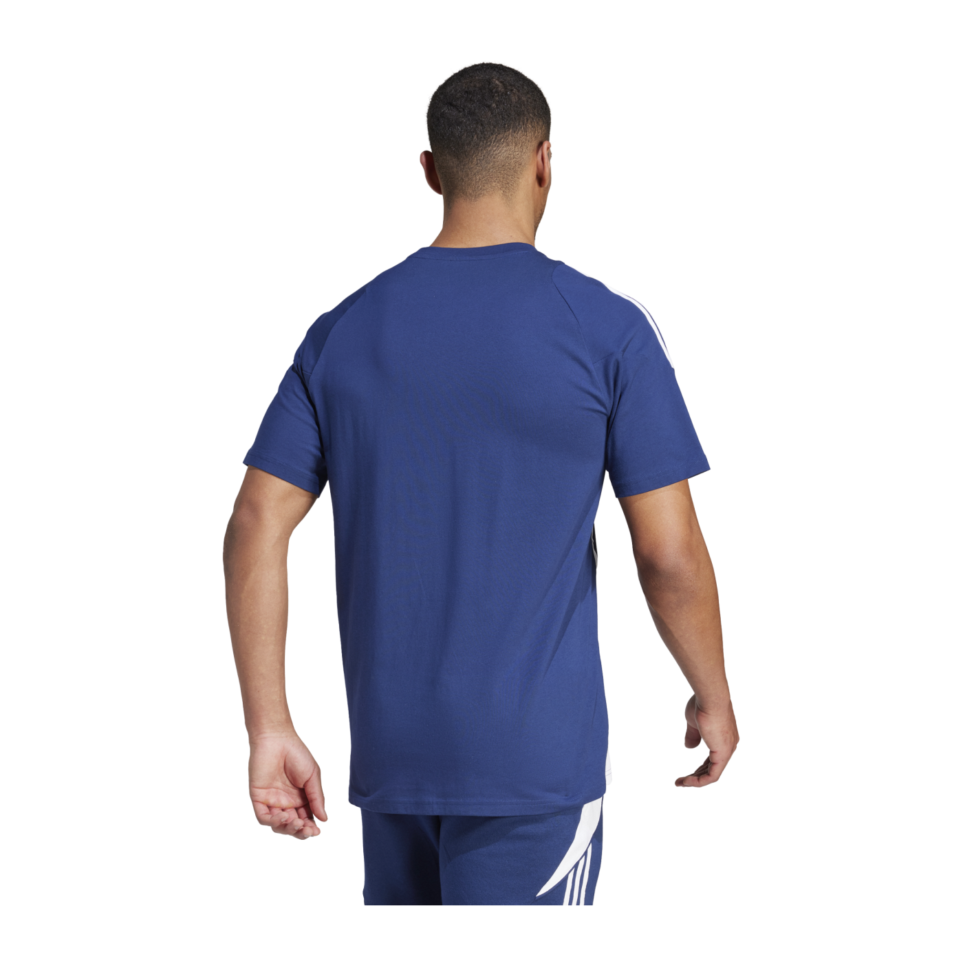 adidas Tiro 24 T-Shirt Blau Weiss