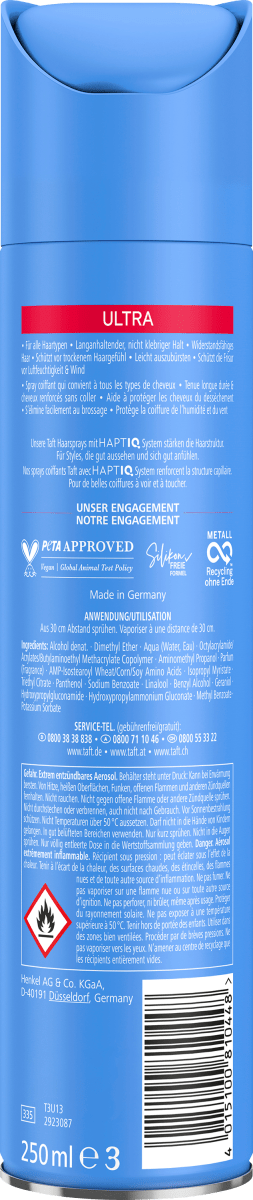 Haarlack ULTRA Halt 4, 250 ml
