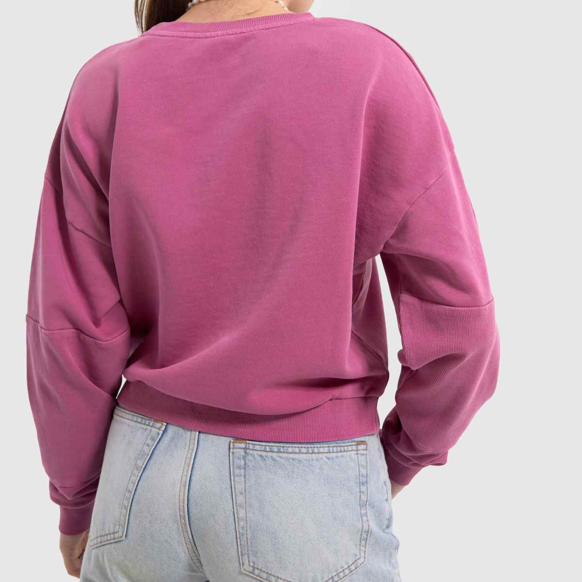 Santa Cruz – Rosa sweatshirt med nomadmönster