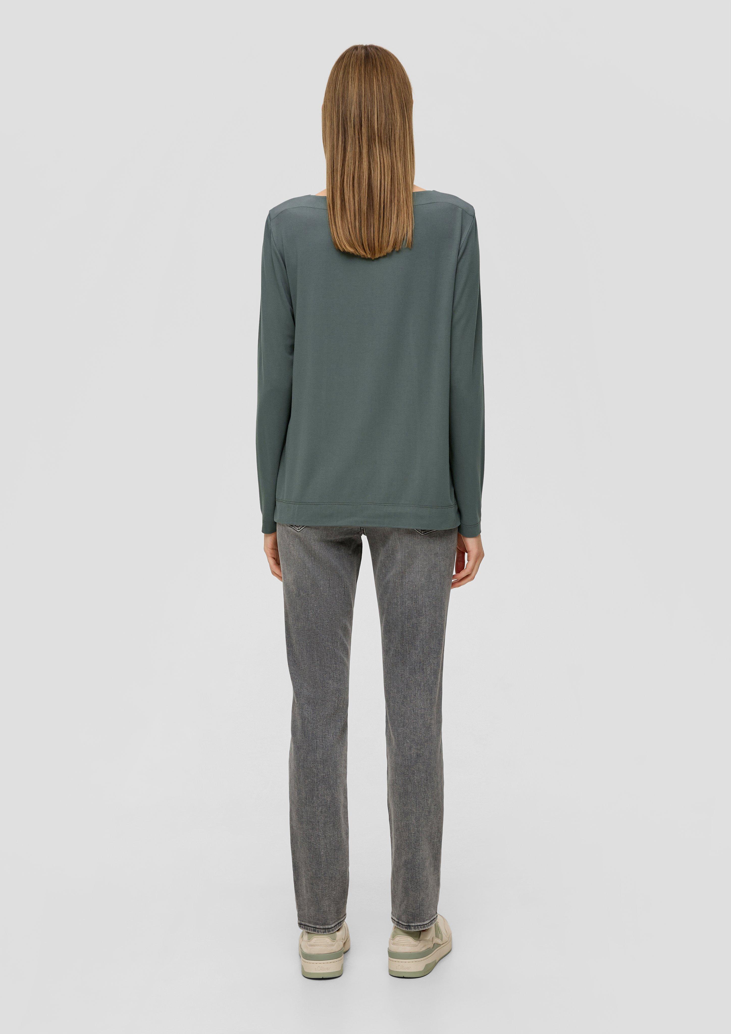 Longsleeve aus Viskosestretch  2137222-79D0
