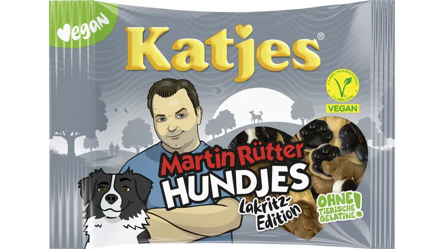 Katjes Fruchtgummi Martin Rütter Hundjes vegan 175 g