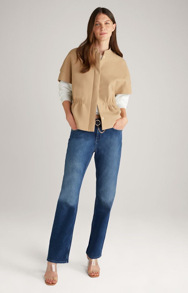 Cape-Blazer in Beige