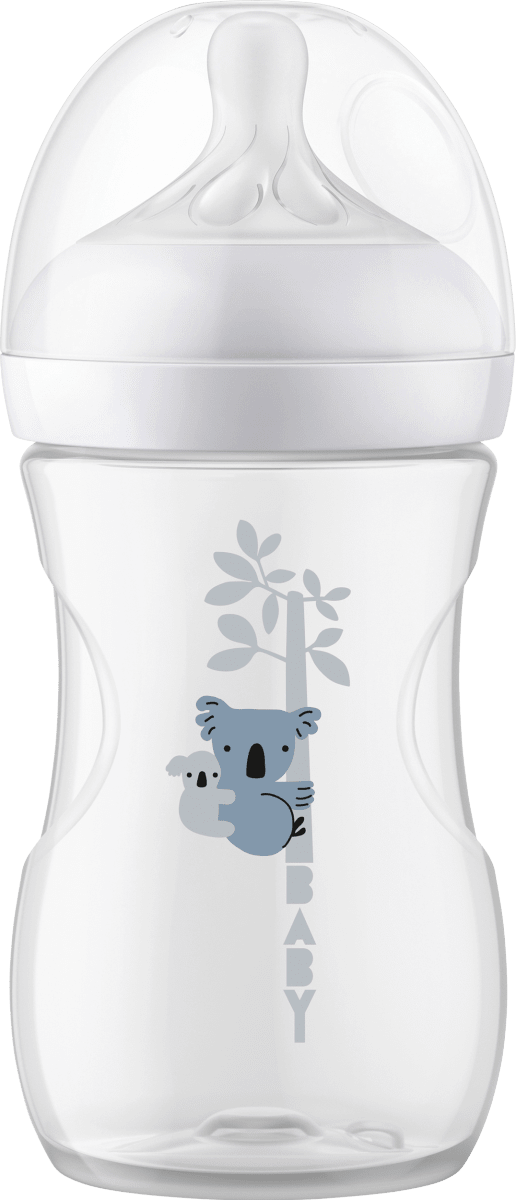 Babyflasche Natural Response weiß/Koala, ab dem 1. Monat, 260ml, 1 St