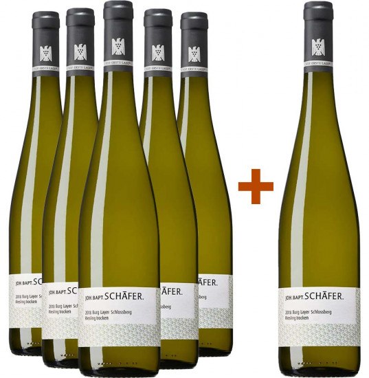 5+1 Paket Burg Layer Schlossberg Riesling VDP.Erste Lage - Weingut Johann Baptist Schäfer