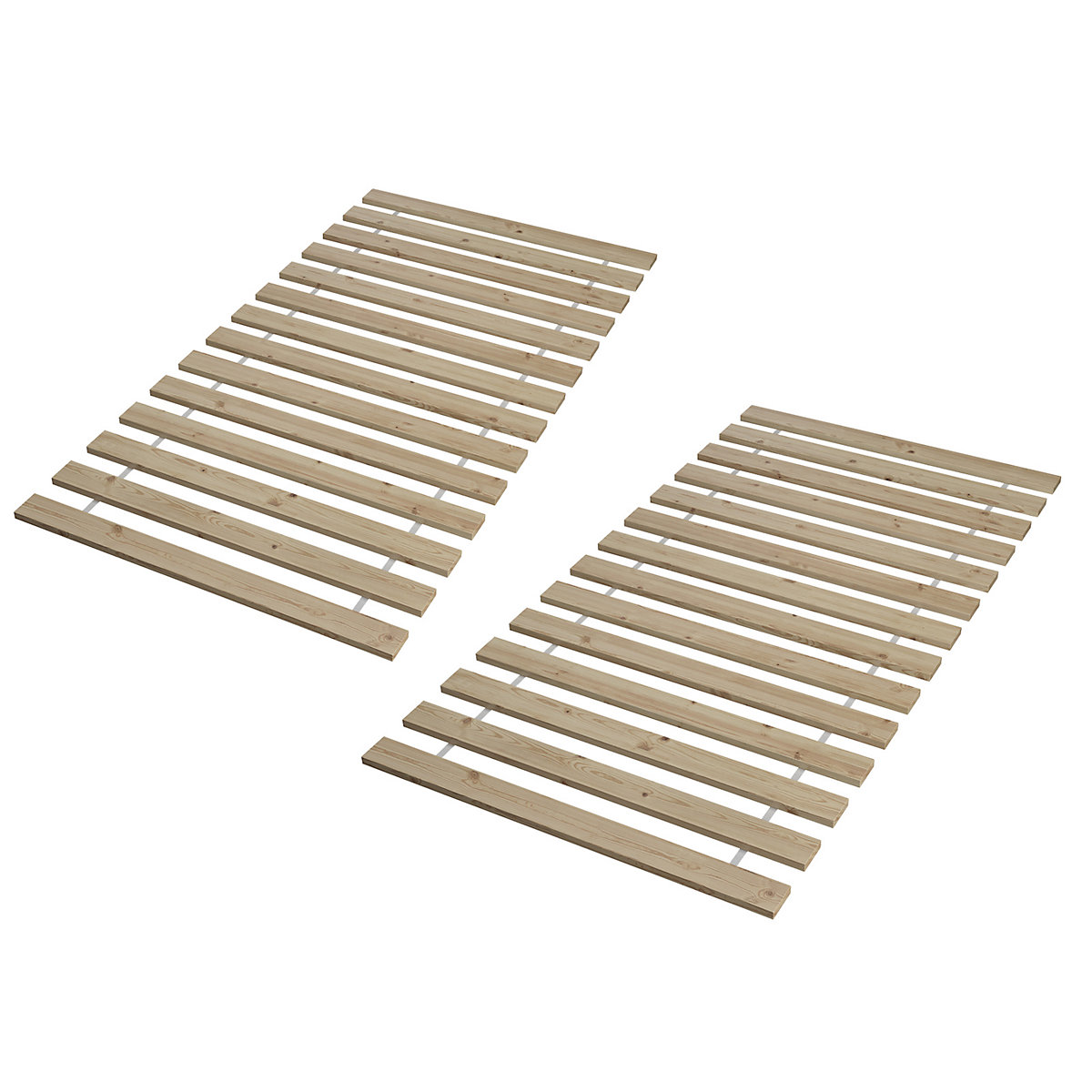 Kinderetagenbett 90x200 Kiefer in Natur + 2 Rollrost